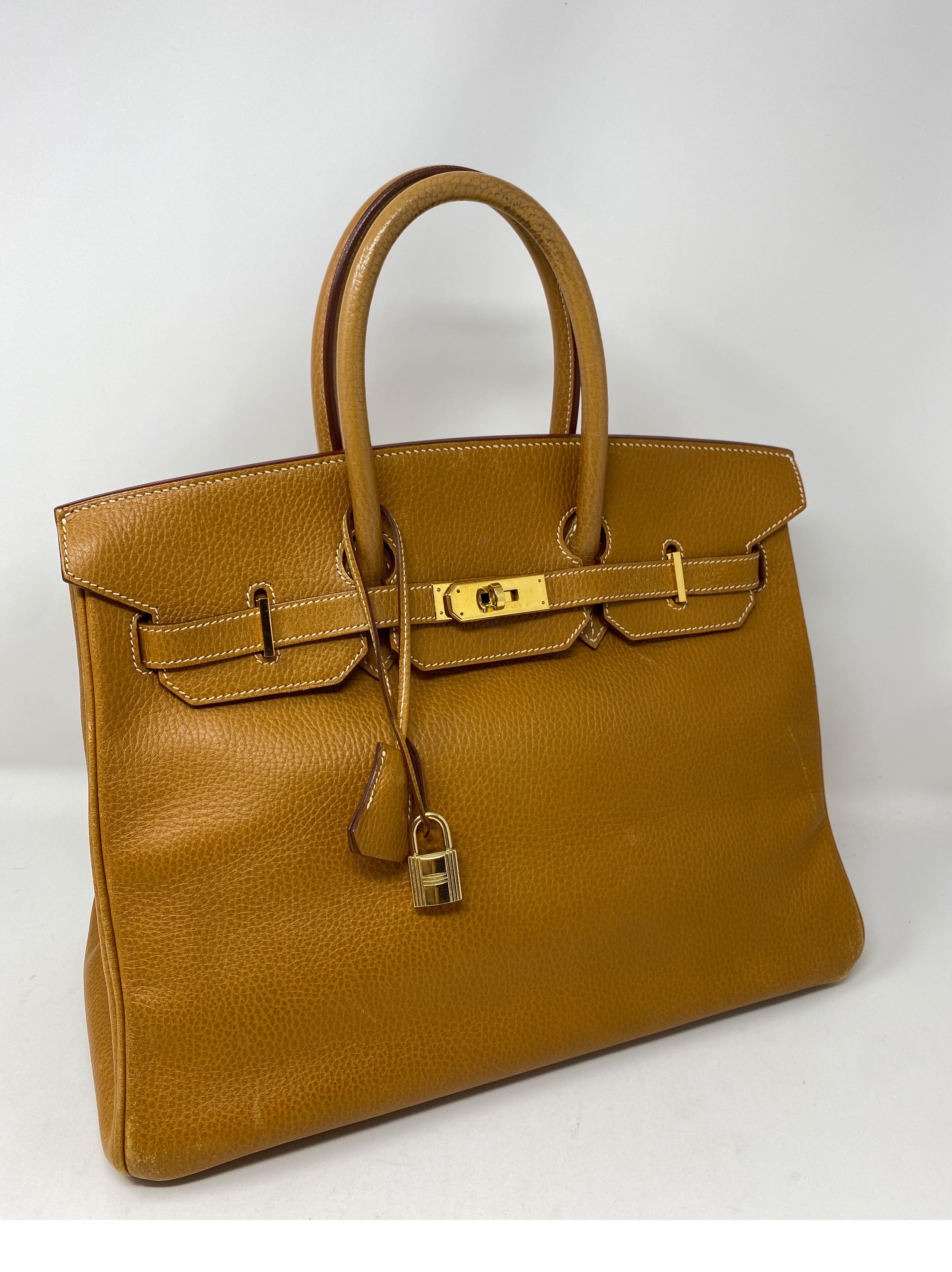 Hermes Natural Birkin 35 Bag 9