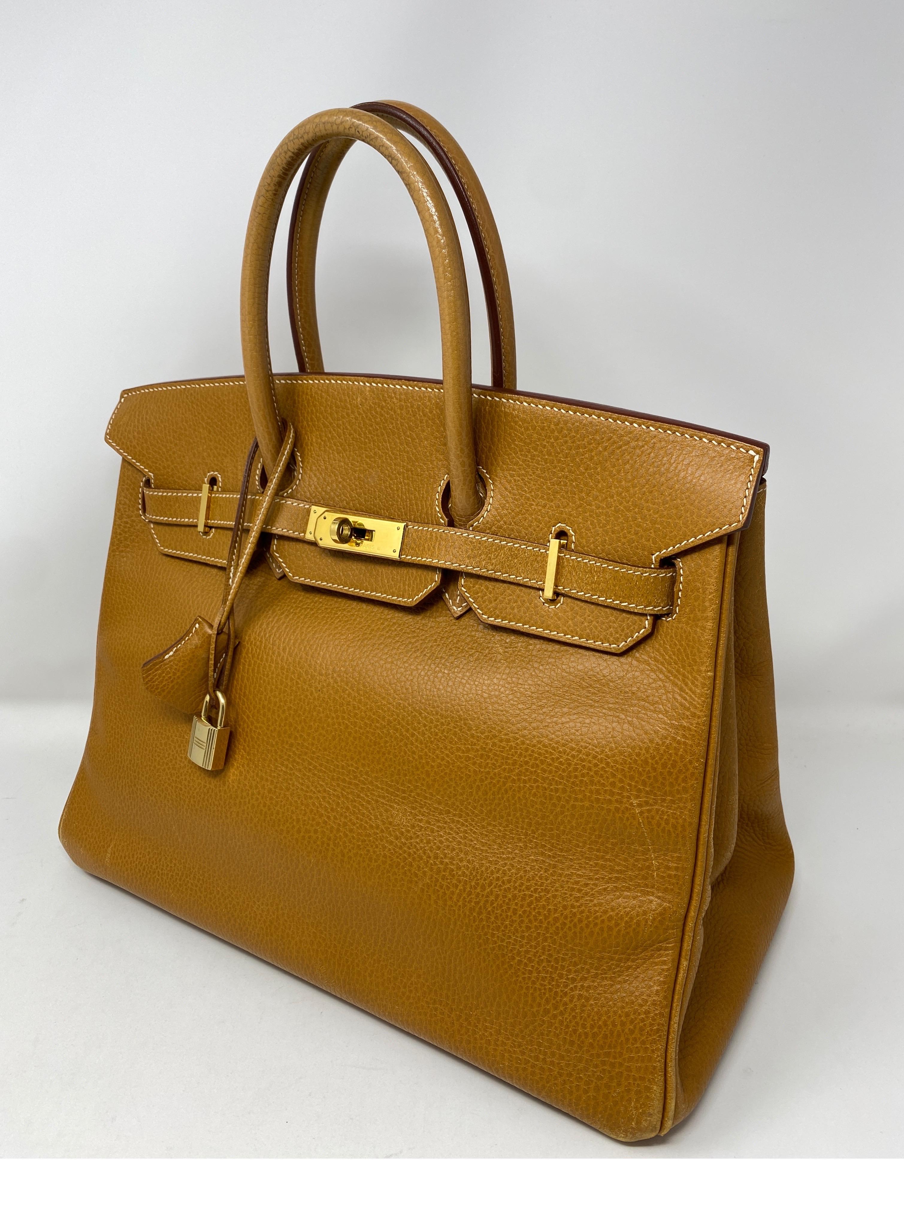 Hermes Natural Birkin 35 Bag 10