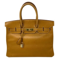 Hermes Natural Birkin 35 Bag