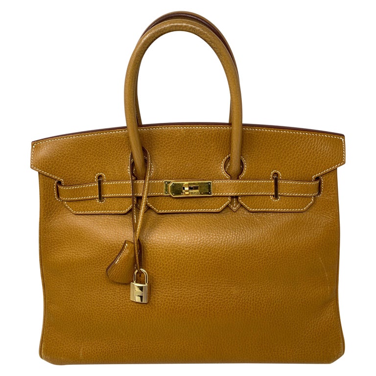 Hermes Natural Birkin 35 Bag at 1stDibs