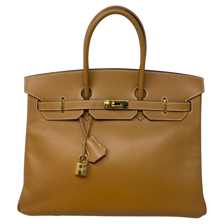 Hermes Natural Birkin 35 Bag For Sale at 1stDibs