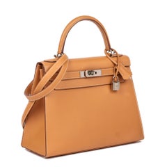 Hermès Natural Chamonix Leather Kelly 28cm