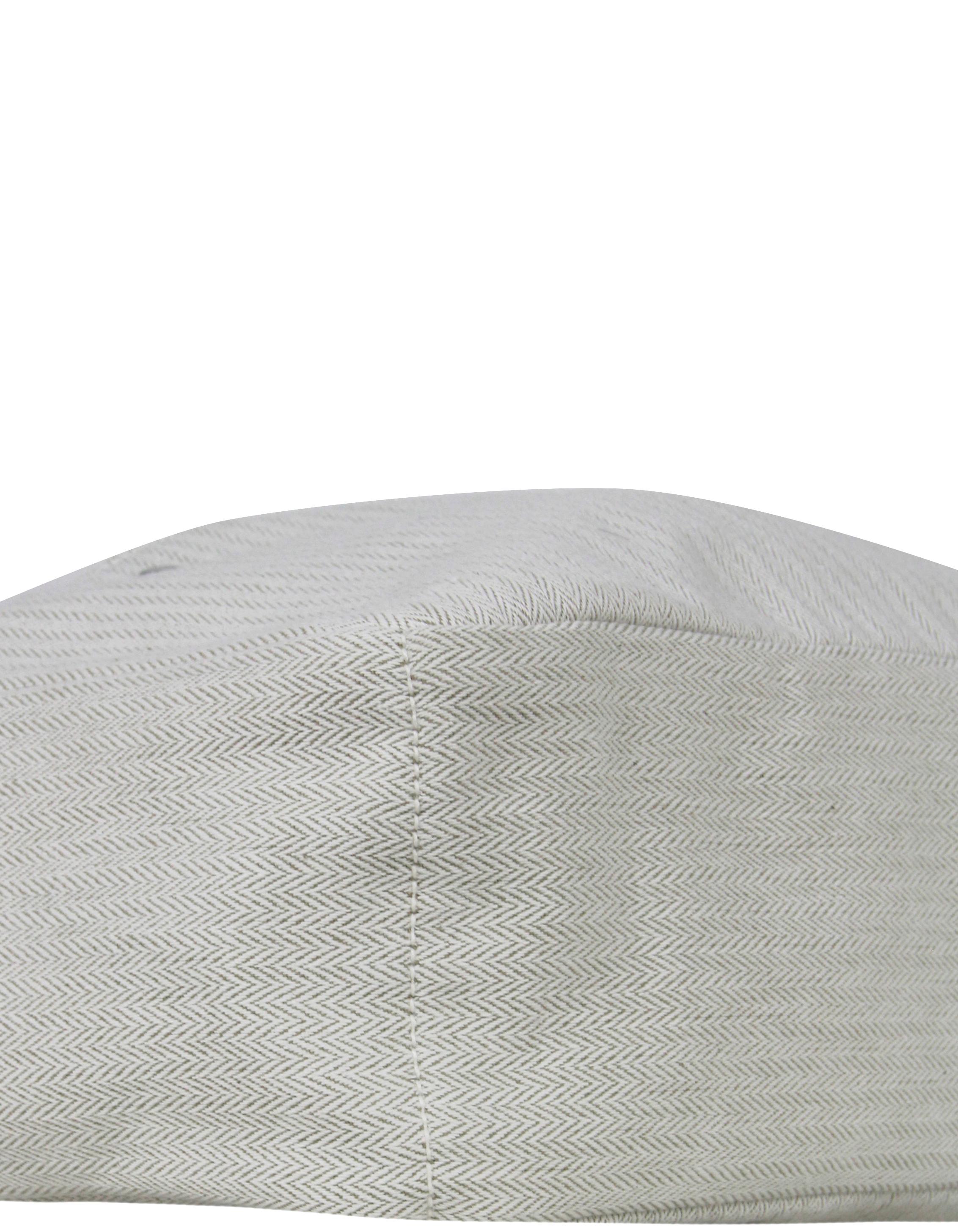 Gris Hermès - Sac Barenia Fourbi 25 MM en toile fauve naturelle, inséré dans le sac en vente