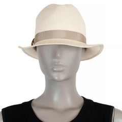 Loro Piana naturel INGRID TOQUILLA STRAW Chapeau M