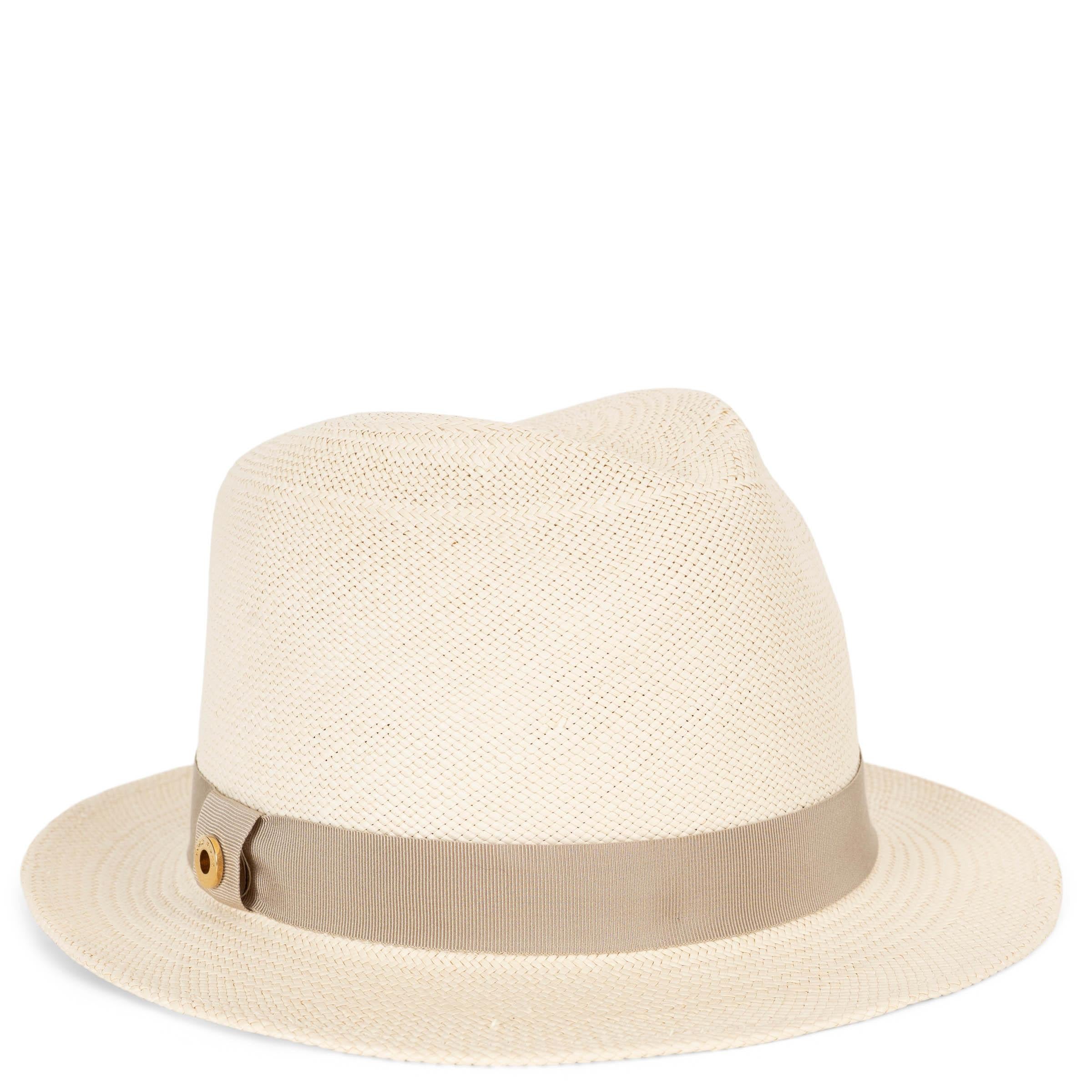 Loro Piana naturale INGRID TOQUILLA STRAW Cappello M.
