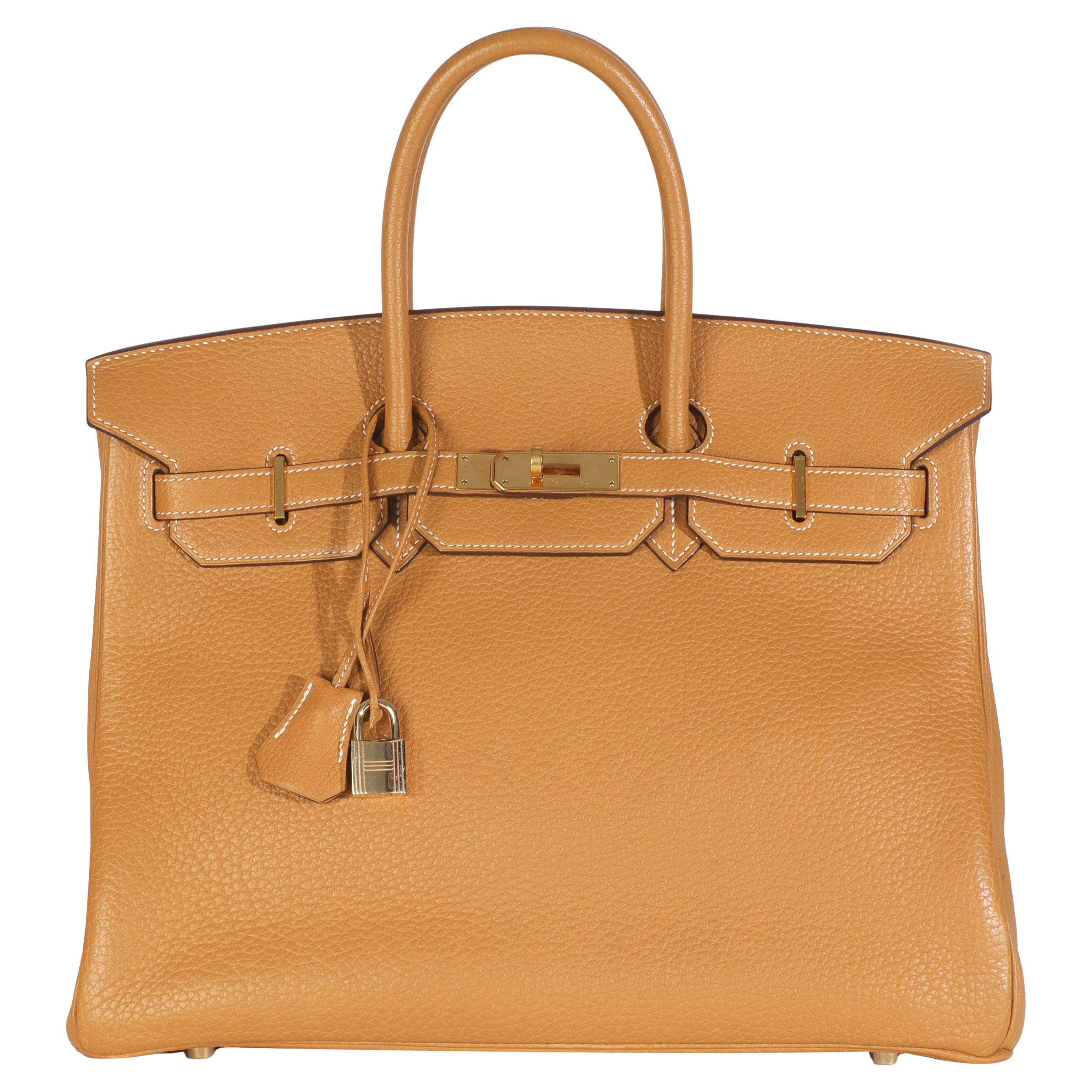 Hermès Nature Sable Fjord Birkin 35 GHW