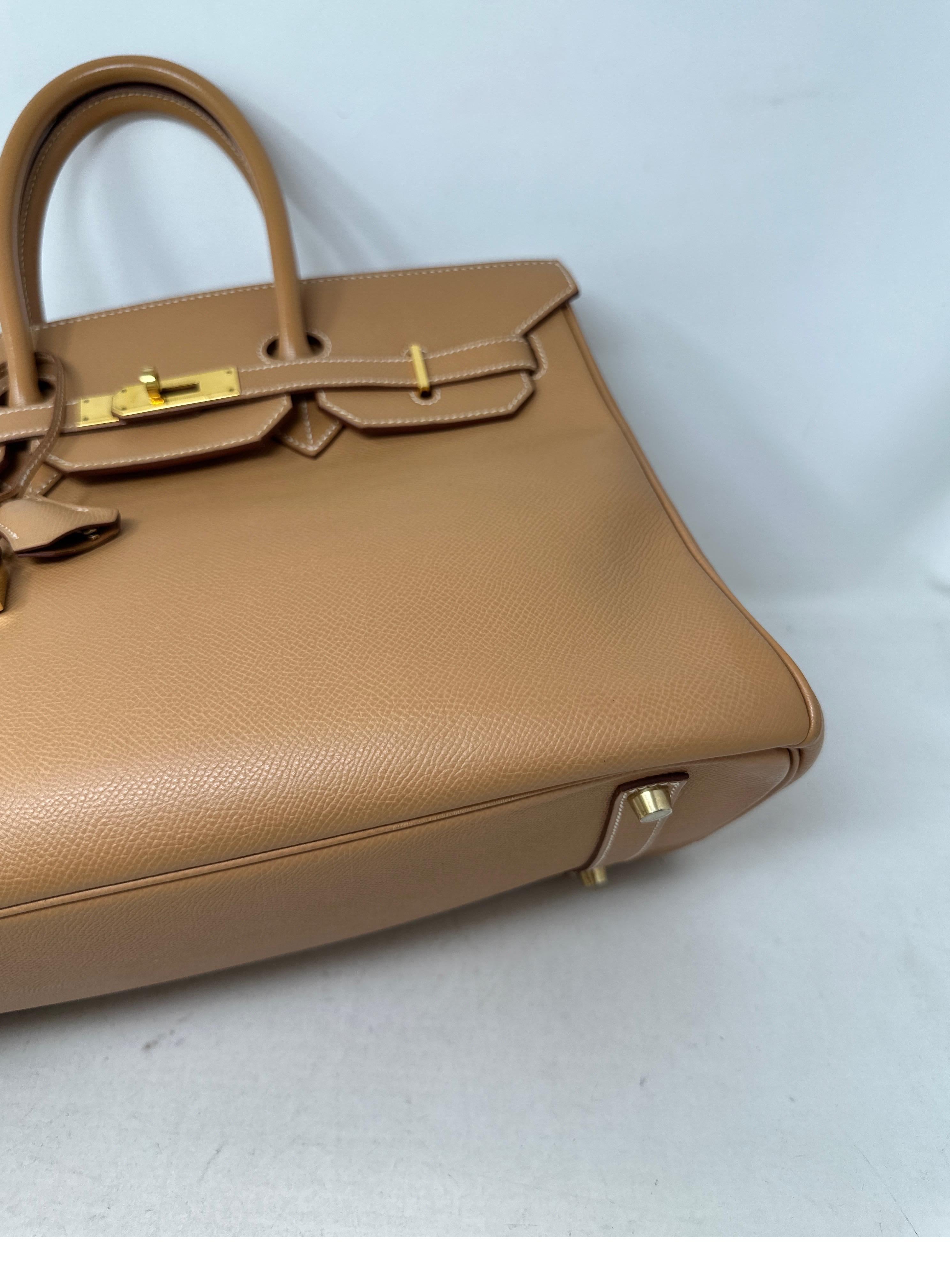 Hermes Natural Tan Birkin 35 Bag  15