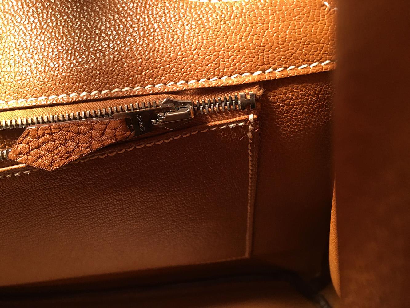 Hermes Natural Tan Togo Leather 35 cm Birkin Bag  3