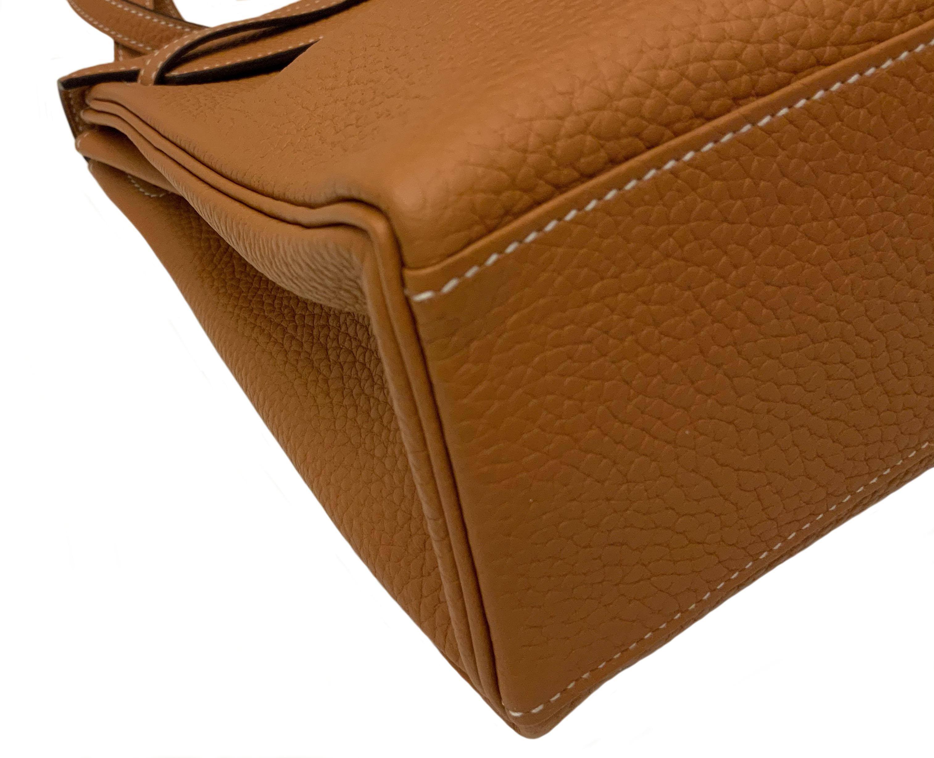 Hermès Natural Togo Leather Kelly Ado II Backpack 3