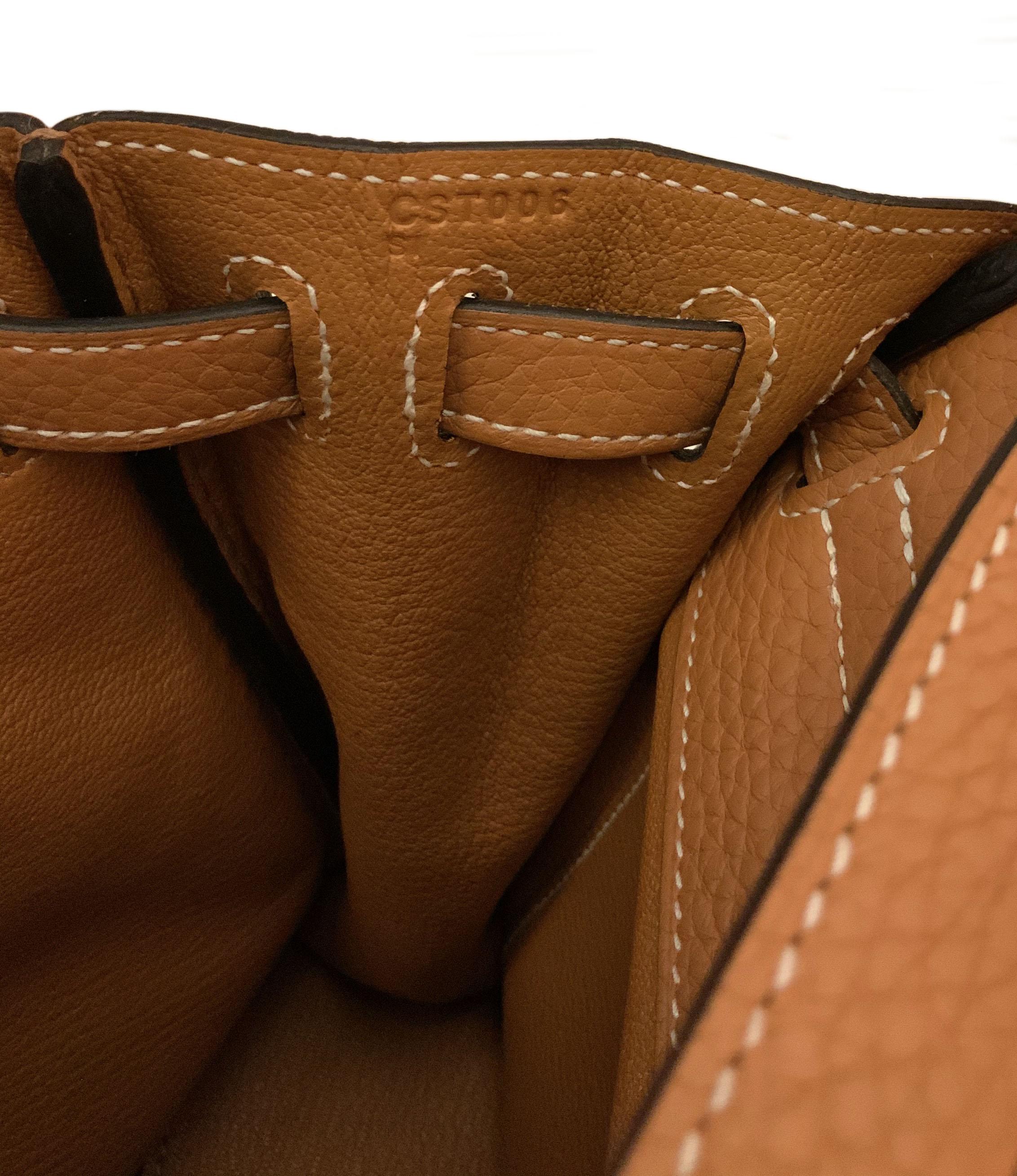 Hermès Natural Togo Leather Kelly Ado II Backpack 6