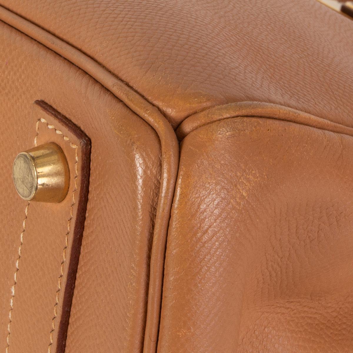 HERMES Naturel beige Epsom leather HAUT A COURROIES 32 HAC Bag 4