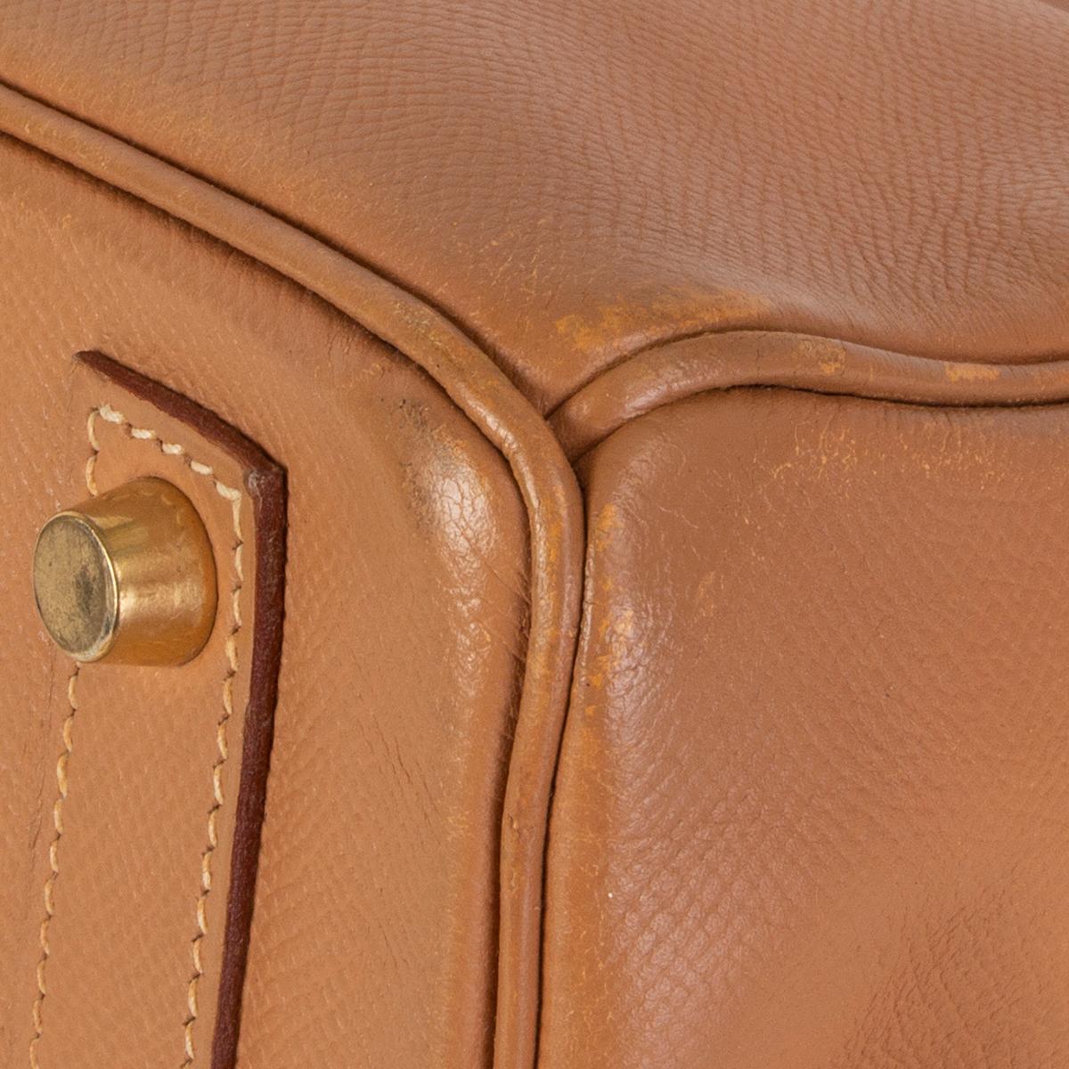 HERMES Naturel beige Epsom leather HAUT A COURROIES 32 HAC Bag 6