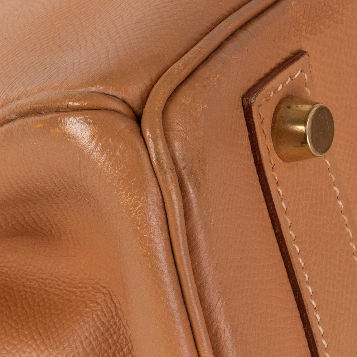 HERMES Naturel beige Epsom leather HAUT A COURROIES 32 HAC Bag 3