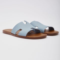 Hermès Naturel Epsom Leather Izmir Sandal (EU 47)