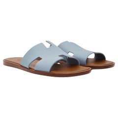 Hermès Naturel Epsom Leather Izmir Sandal (EU 47)