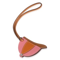 Hermès Naturel Sable Rose D'ete Abricot Swift Paddock Bombe Bag Charm