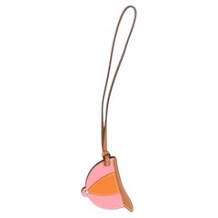 Hermès Naturel Sable Rose D'ete Abricot Swift Paddock Bombe Bag Charm