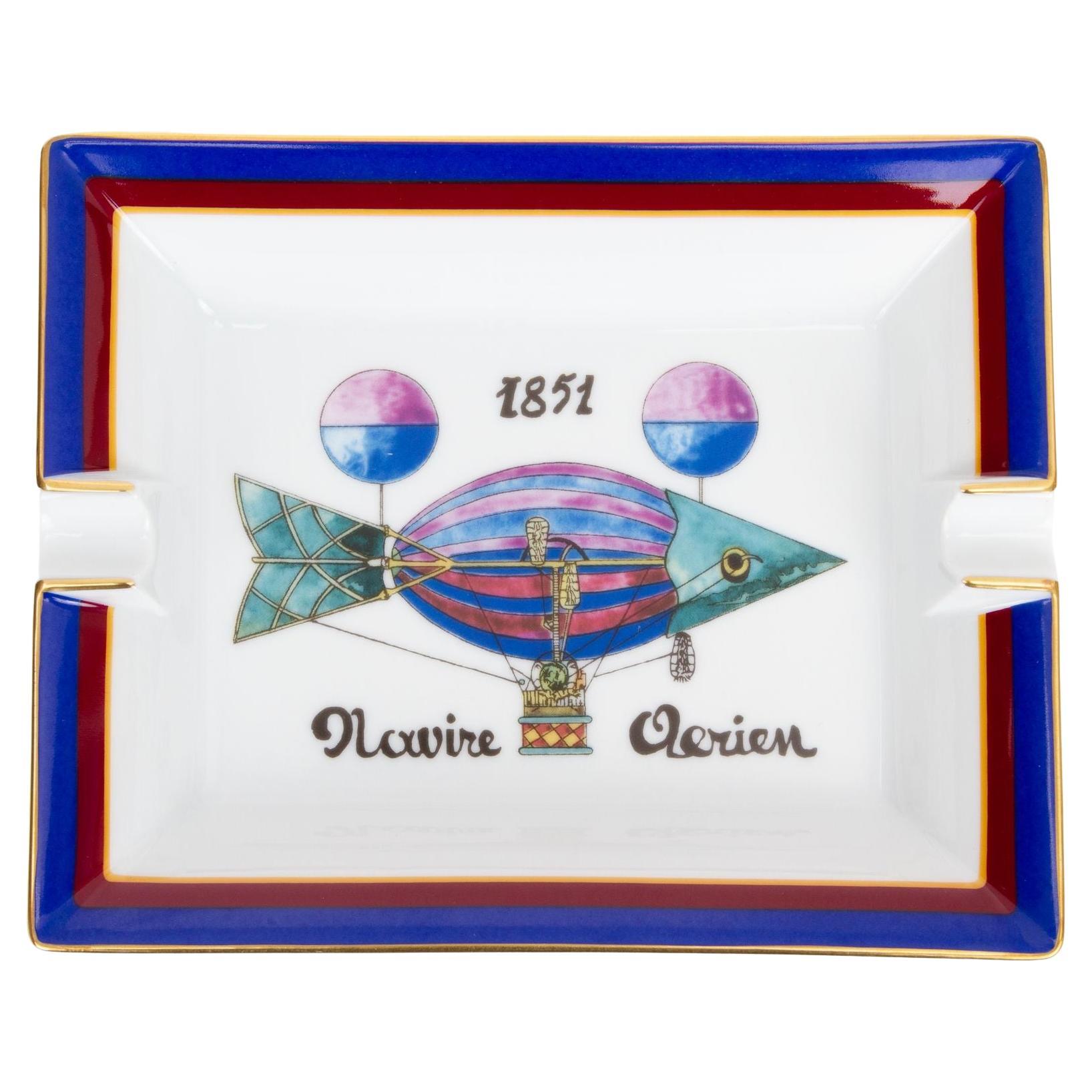 Hermès Navire Aerien 1851Ashtray For Sale