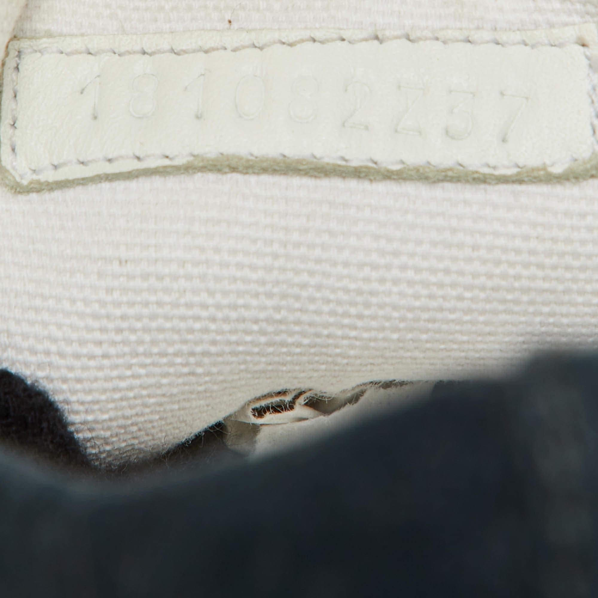 Hermès Navy Blue Canvas Rosa Espadrille Sneakers Size 37 3