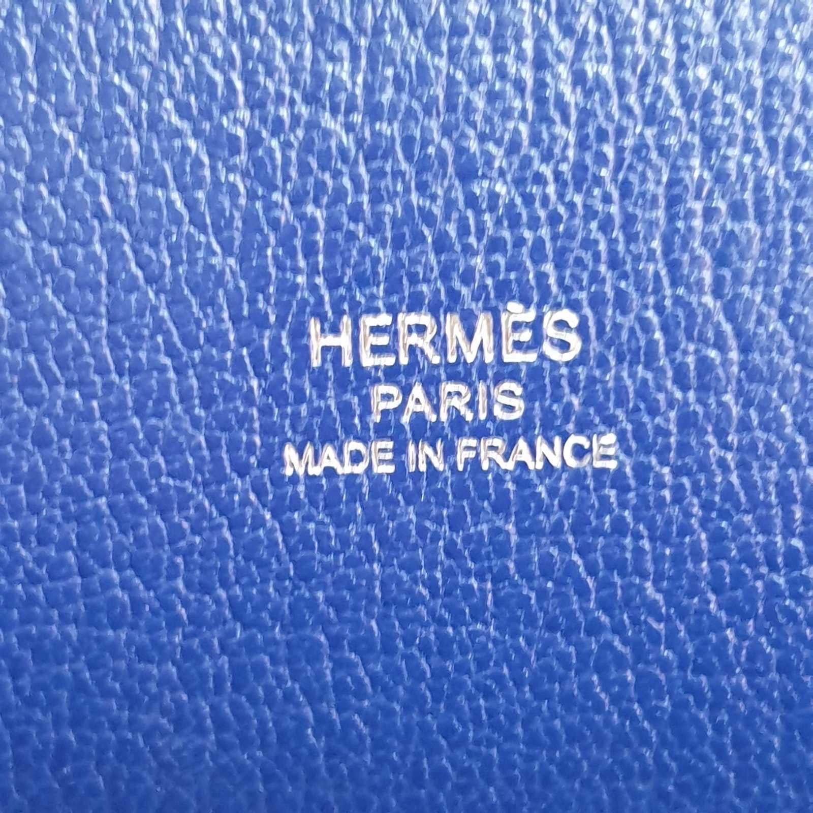 Hermès Navy Blue Clemence Jypsiere 28 For Sale 2