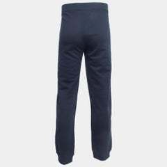 Hermes Marineblau Baumwolle Kordelzug Jogger XXL