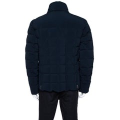 Hermes Navy Blue Puffer Jacket XL