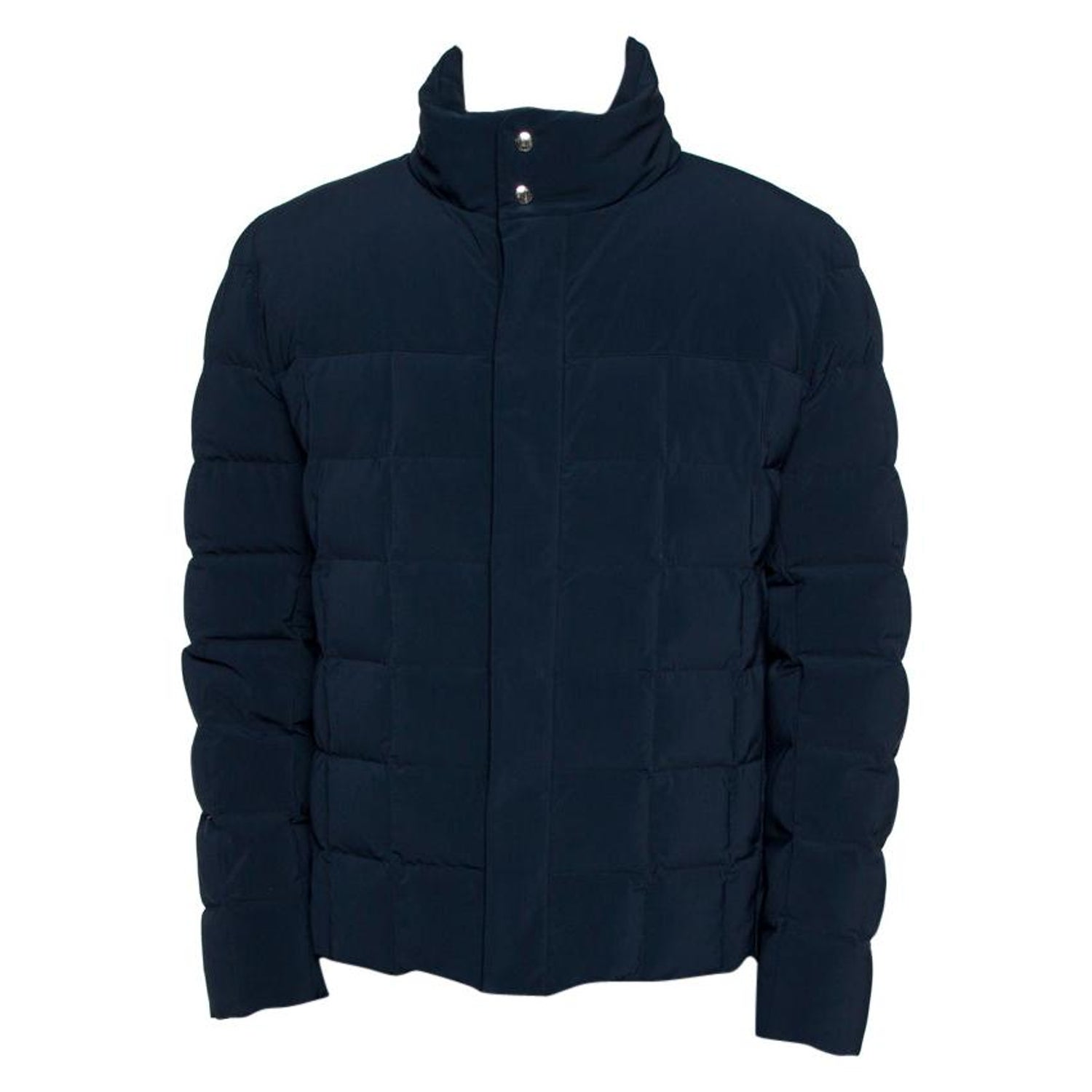 Hermes Navy Blue Puffer Jacket XL at 1stDibs | fashion brand