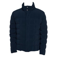 Hermes Navy Blue Puffer Jacket XL