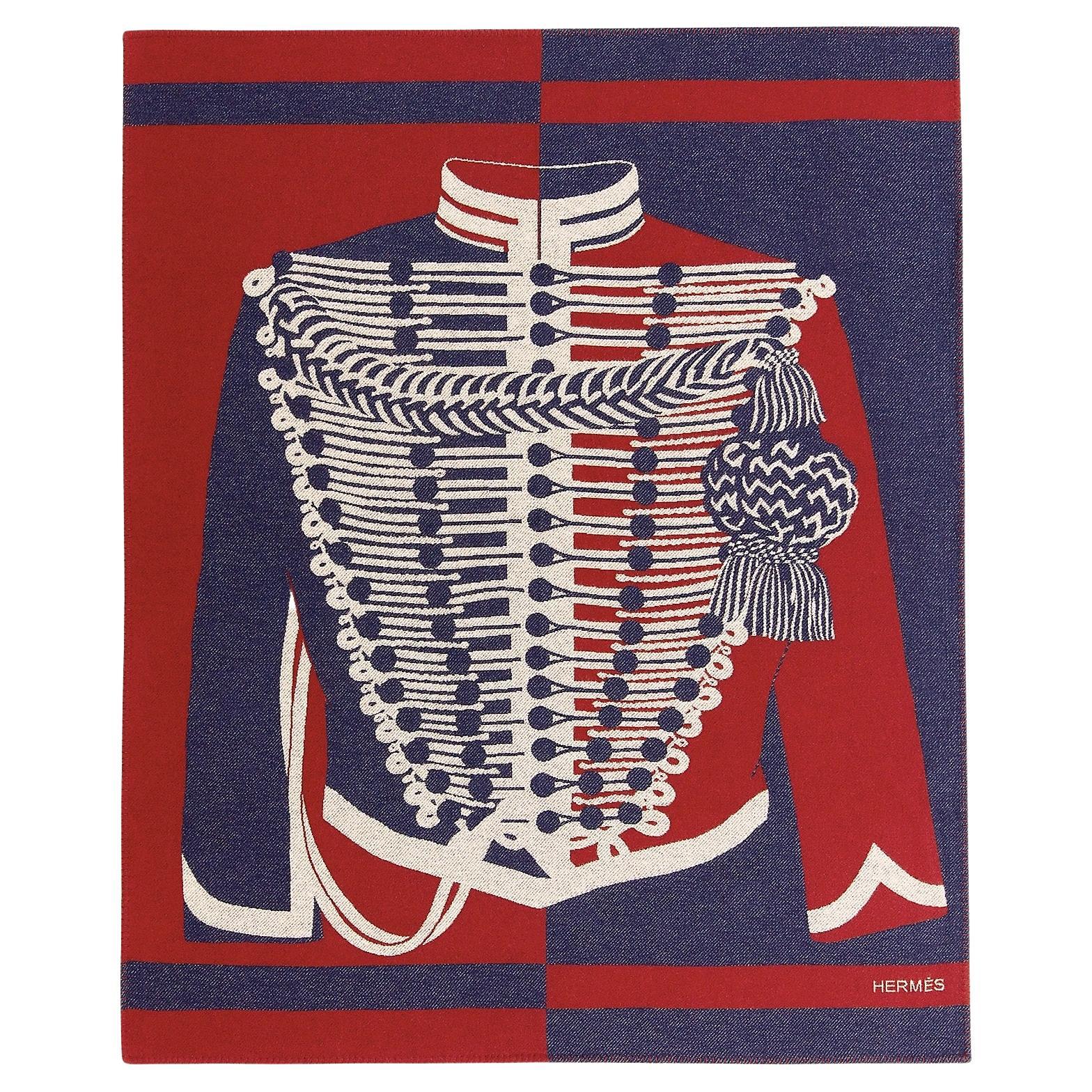 Hermès Avalon throw blanket Camel For Sale at 1stDibs