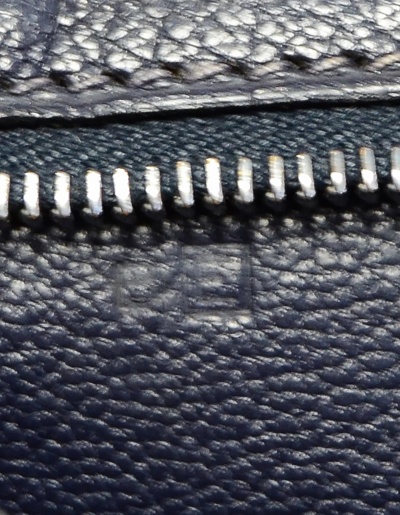 Hermes Navy Clemence Leather Shoulder Bag 6