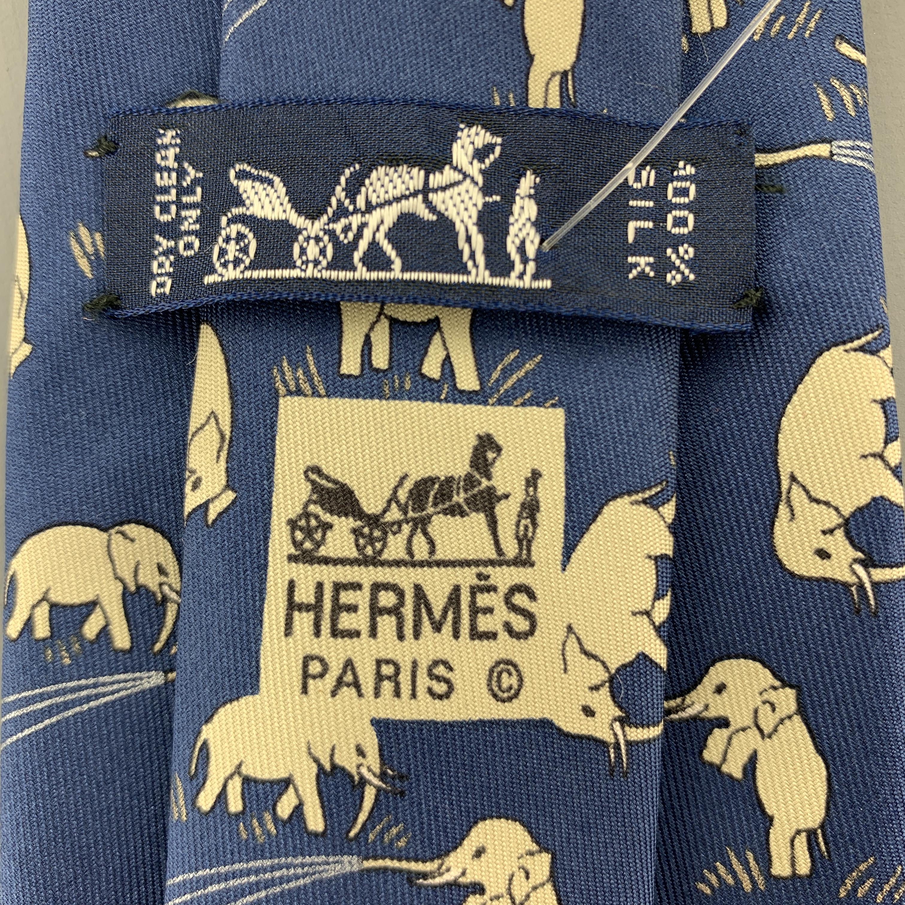 hermes tie elephant