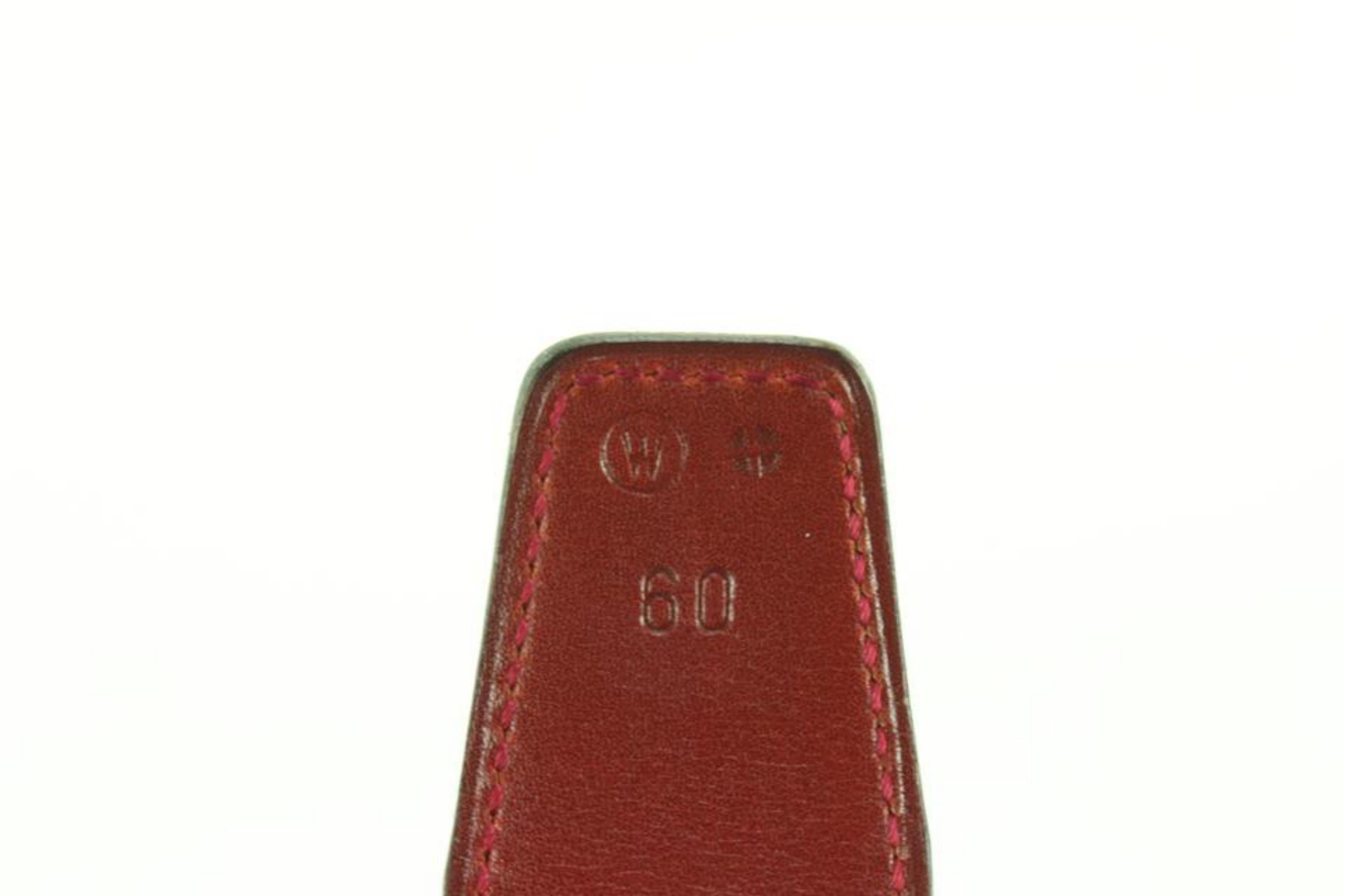Kit ceinture logo H réversible 32mm Hermès marine x bourgogne x or 73h429s en vente 5
