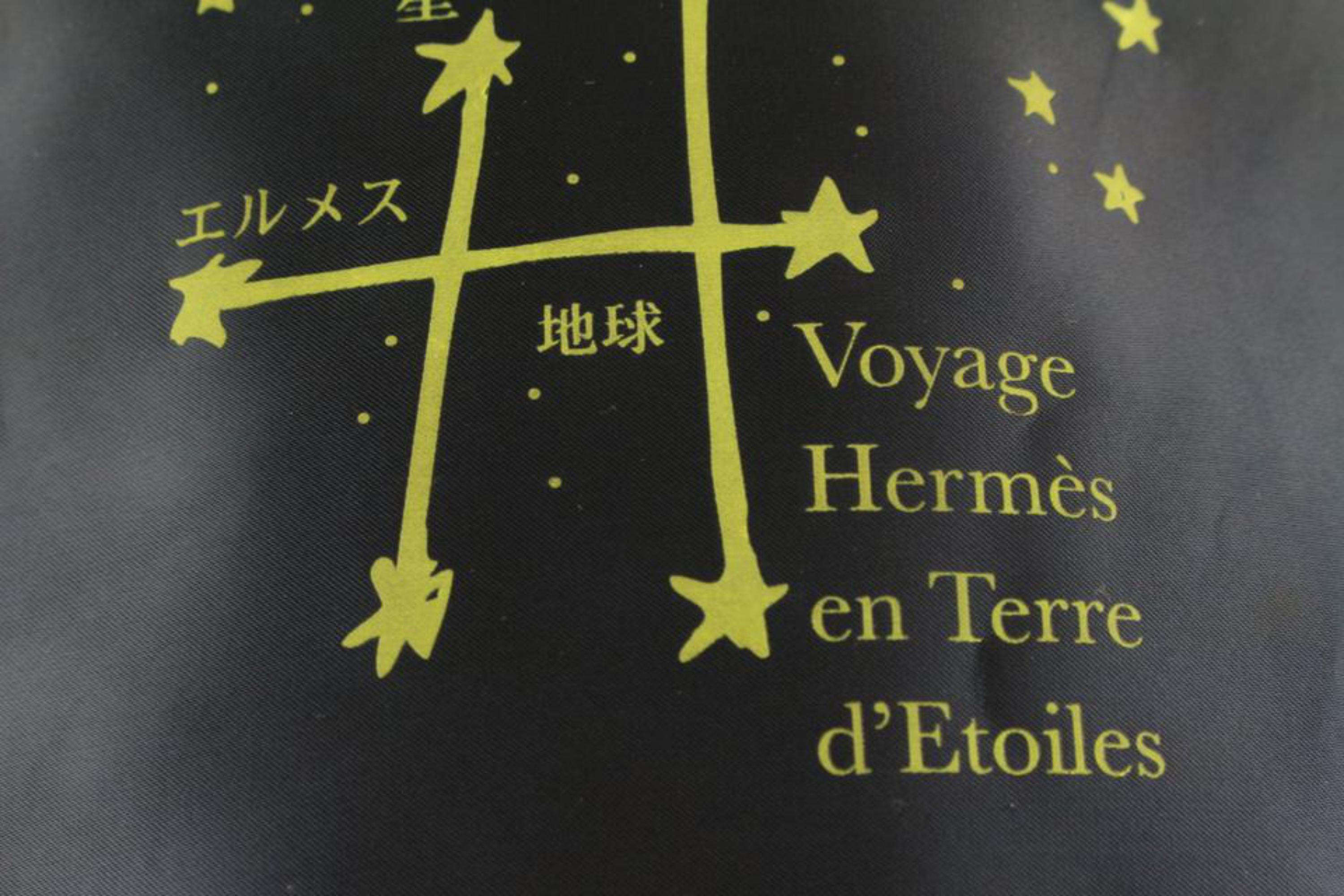 Hermès Navy x Green Voyage Terre Sherpa Satin Backpack 1224h23 2