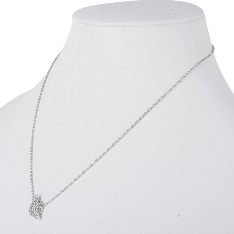 Hermes Necklace Finesse Diamond 18K White Gold New at 1stDibs hermes