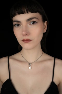 Hermes necklace 'Kelly padlock' by Pierre Hardy circa 2000