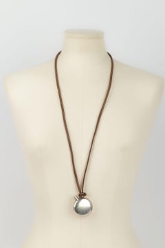 Hermès Necklace with Perfume Bottle Pendant