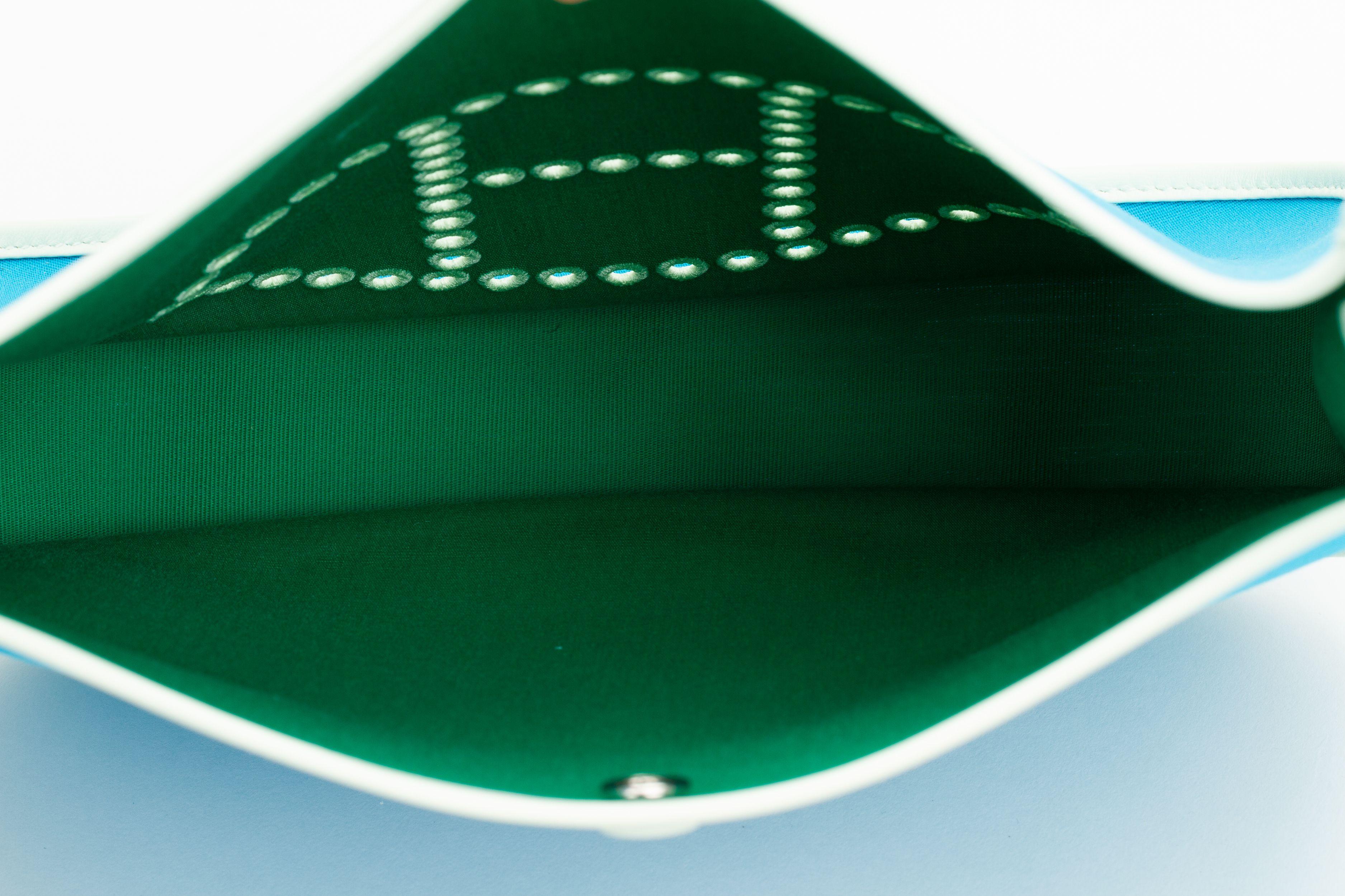 Hermès Neo Evelyne PM Bleu Azteque in vendita 2