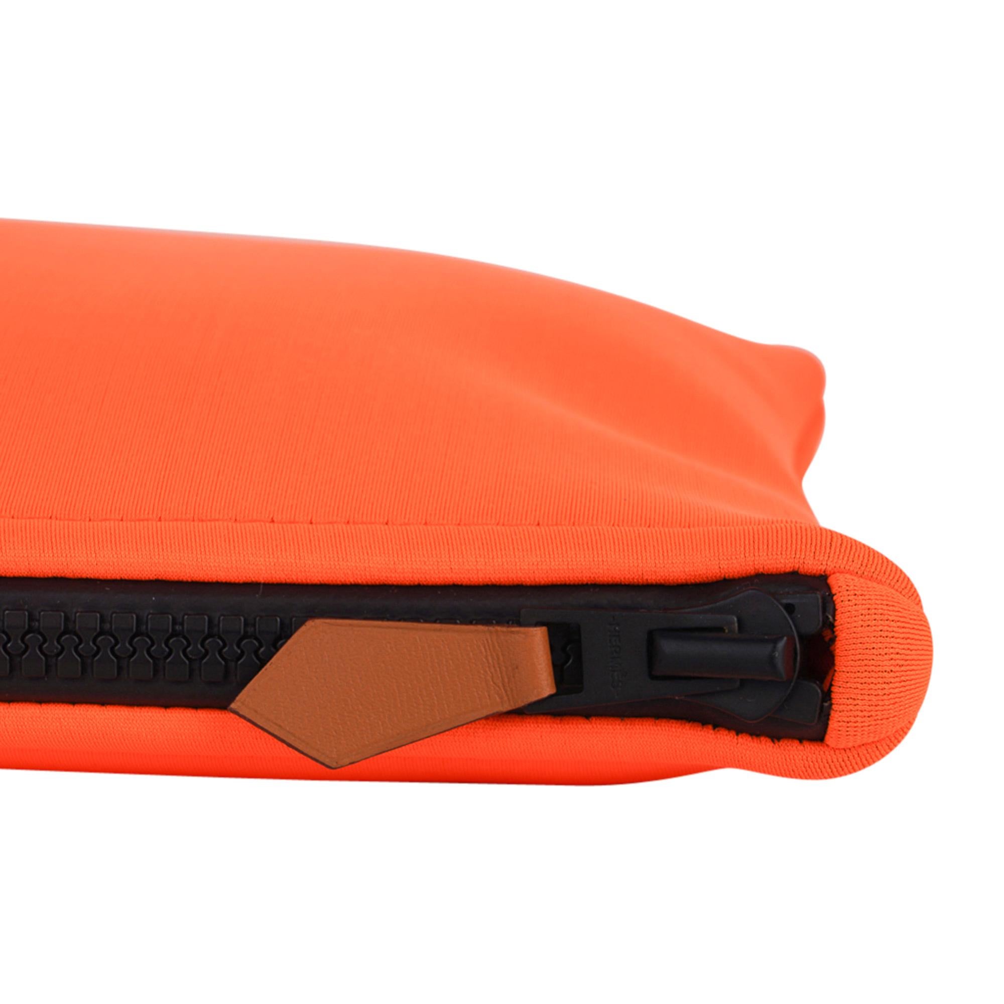 Hermes Neobain Case Neon Orange Small Model 1