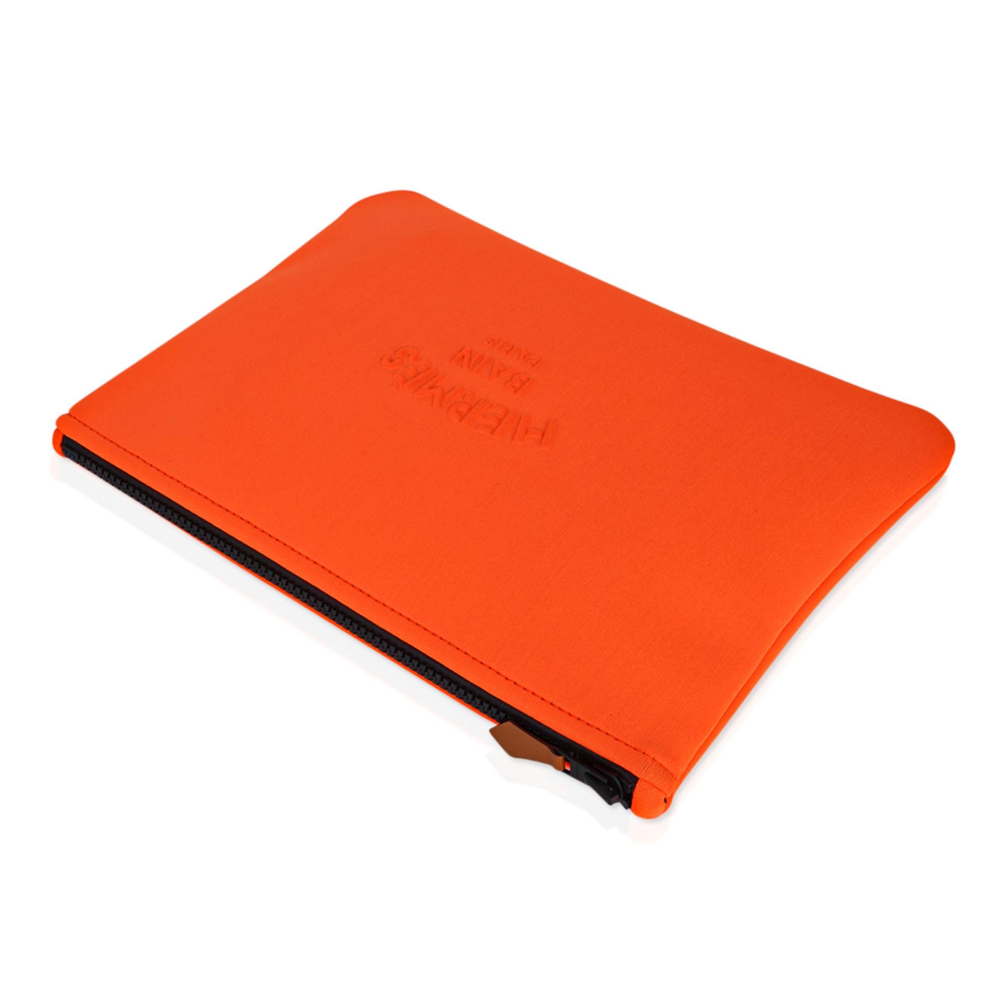 Hermes Neobain Case Neon Orange Small Model 2