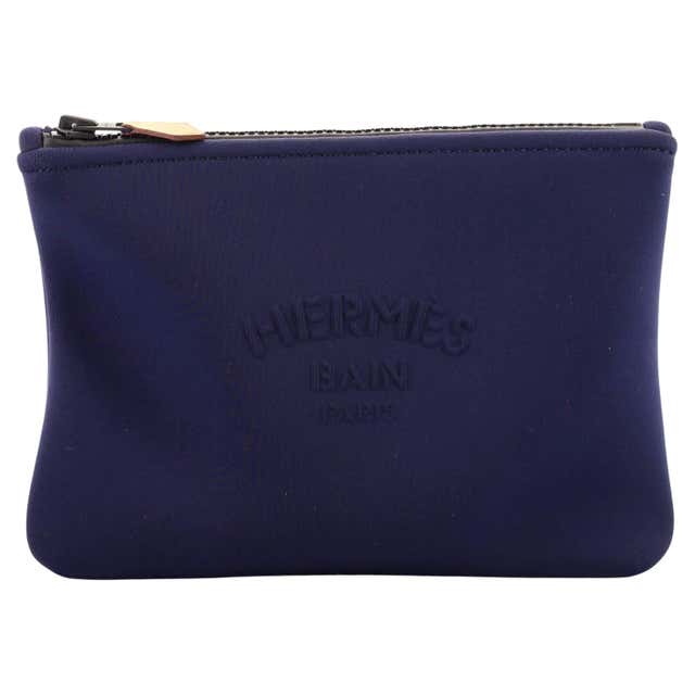 Hermes Neoprene Pouch - 4 For Sale on 1stDibs | neoprene kelly bag
