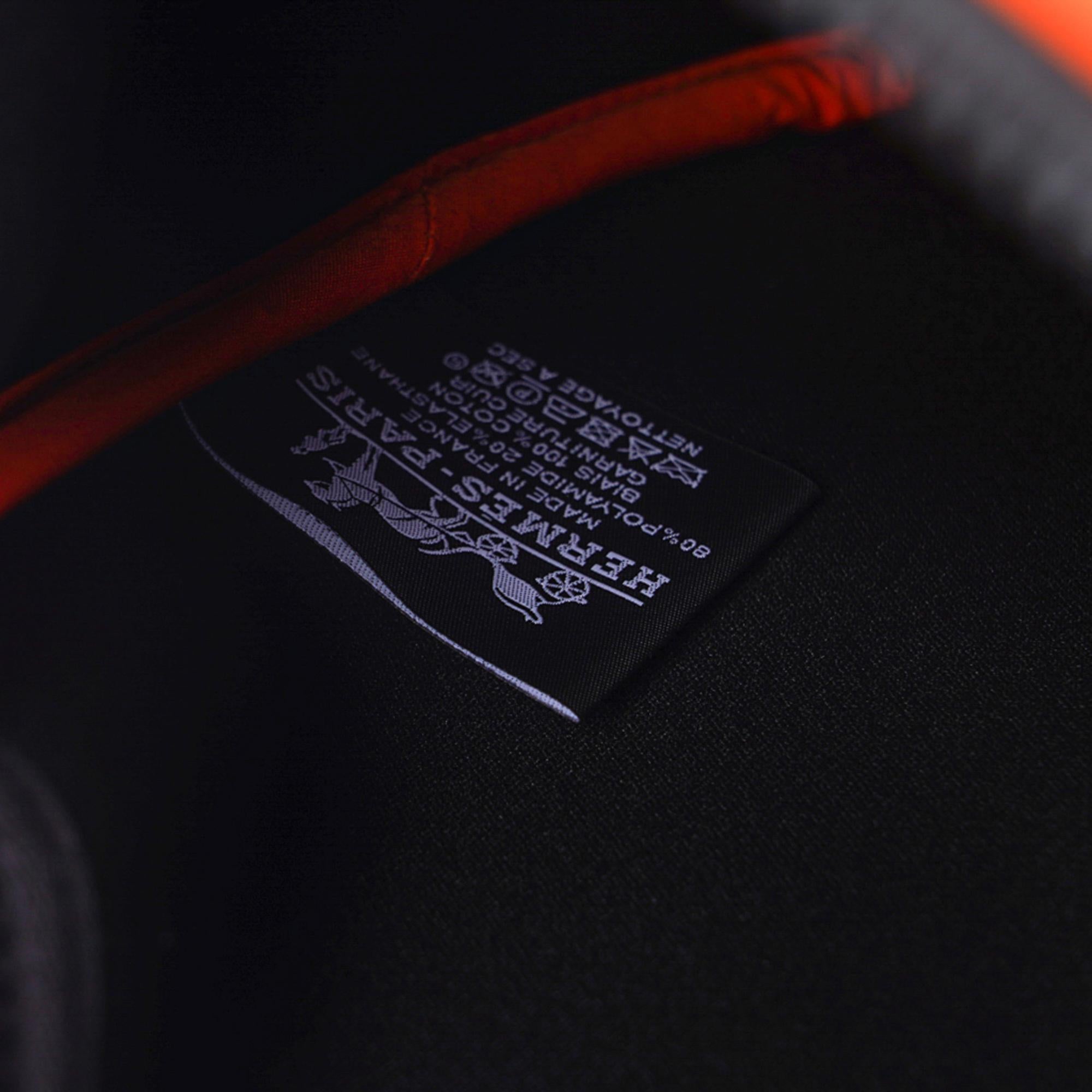 Estuche Hermes Neobain Les Leopardo Estampado Naranja  Modelo Medio en venta 5