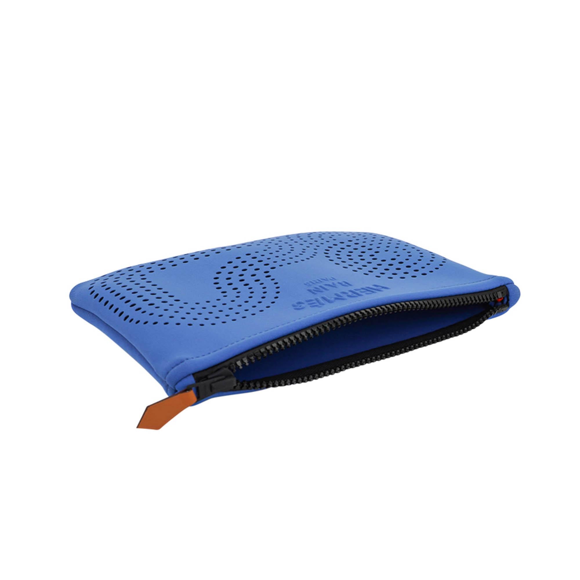 Hermes Neobain Zen au Soleil Blau Nottingham Fall klein Modell Bain im Angebot 3