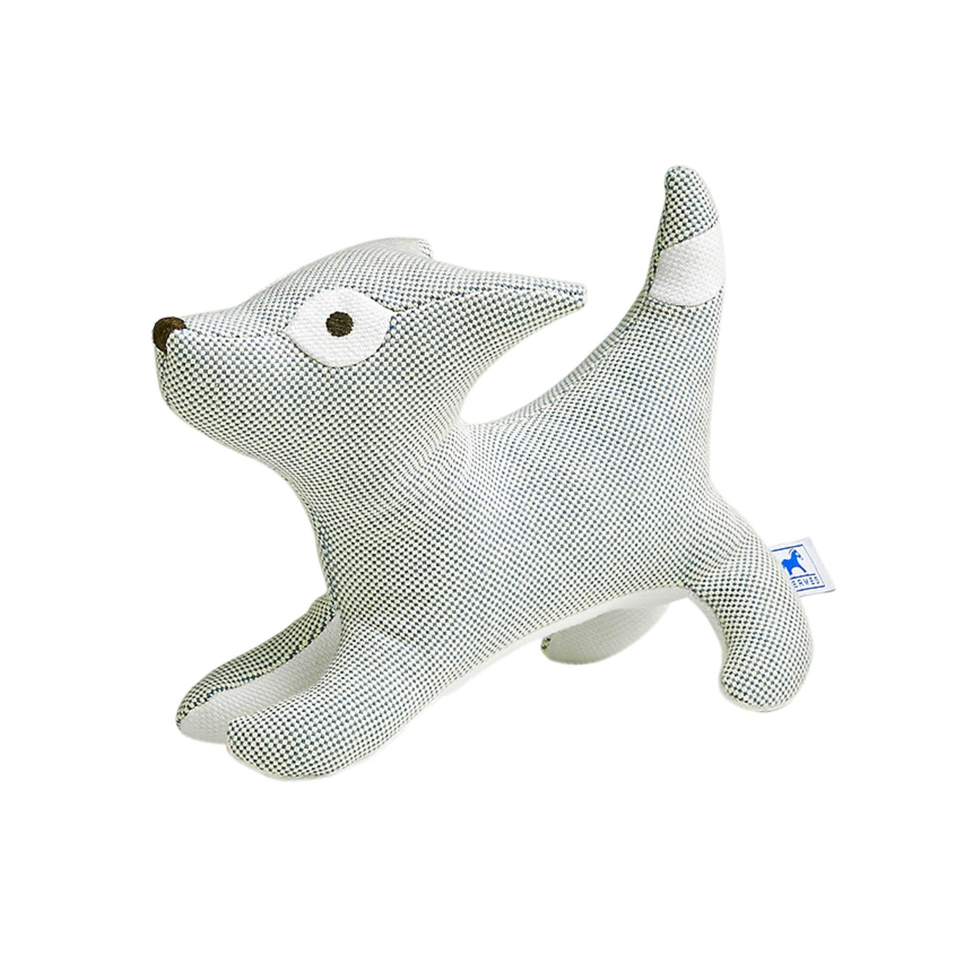 Gray Hermes Nestor Epopee Dog Plush Toy Bleu Nattier H Canvas For Sale