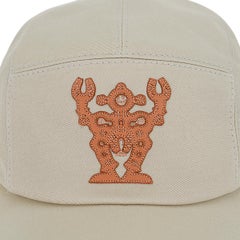 Hermes Nevada Hello Mr Farrier Cap Leather Patch Corde / Gold 59