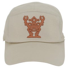 Hermès Nevada Hello Mr Farrier Cap Cuir Patch Corde / Gold 59 