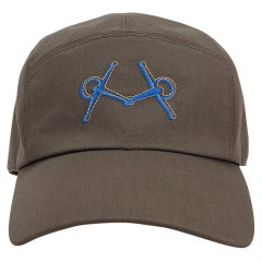 Hermes Nevada Mors Cap Etoupe Cotton Hat 59
