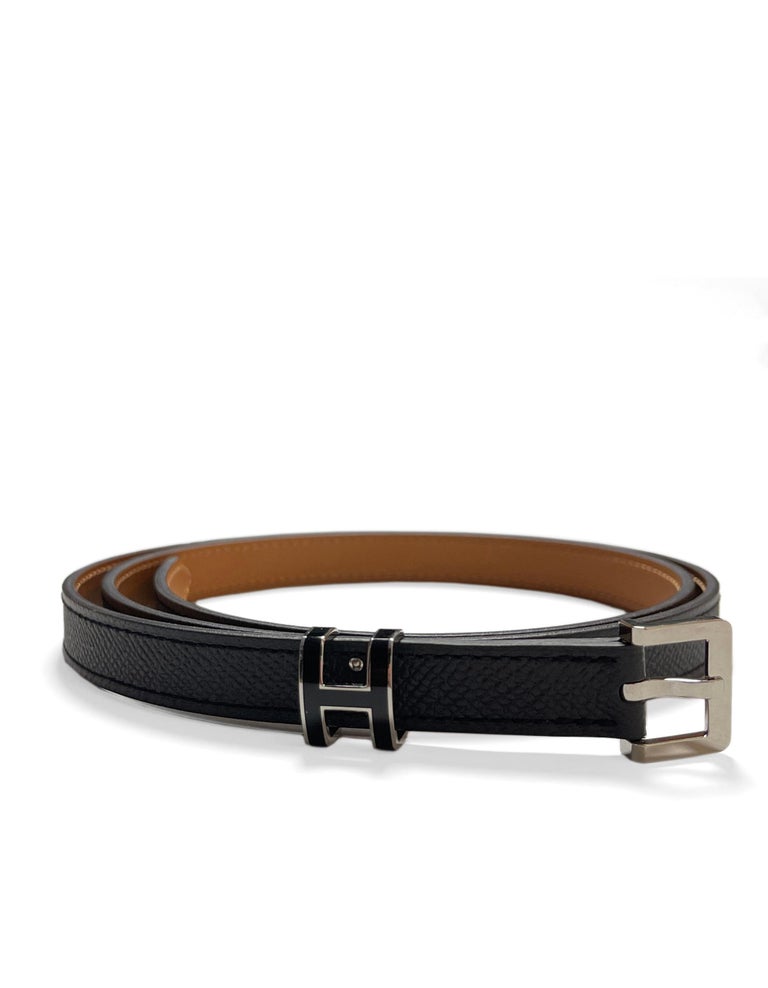 Bonhams : Hermès a Vert de Gris Epsom Leather Pop H 15 Belt 2020
