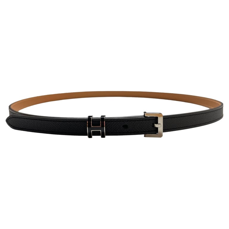 Hermes NEW 2020 Black/Palladium Pop H 15 Leather and Enamel Belt sz 90cm at  1stDibs | pop h 15 belt, hermes pop h belt, pop h belt hermes