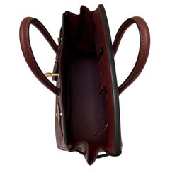 Hermès New B25 Rouge H Unisex Top Handle Bag - 21st Century Design