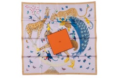 Hermès New  Beige "Story" Scarf